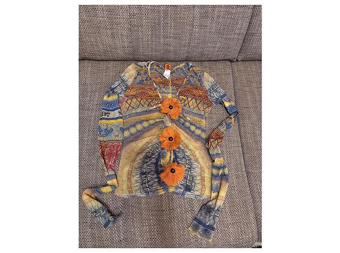Jean Paul Gaultier Blusa de Manga Larga con Estampado de Billetes - vista 3