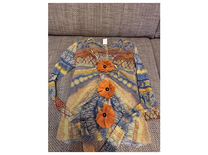 Jean Paul Gaultier Blusa de Manga Larga con Estampado de Billetes - vista 4