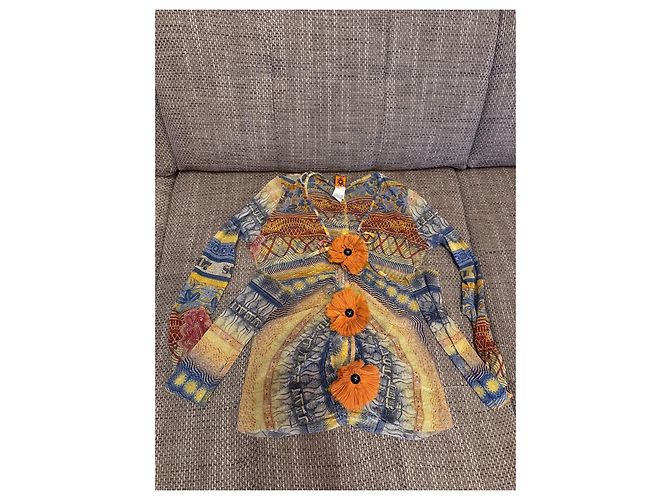 Jean Paul Gaultier Blusa de Manga Larga con Estampado de Billetes - vista 6