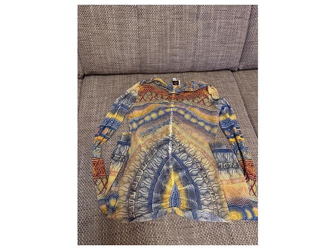 Jean Paul Gaultier Blusa de Manga Larga con Estampado de Billetes - vista 7