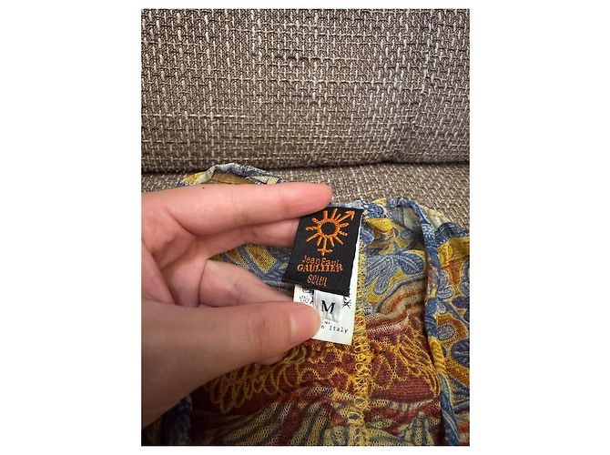 Jean Paul Gaultier Blusa de Manga Larga con Estampado de Billetes - vista 8