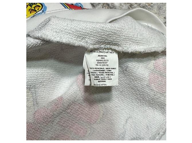 Stella Mc Cartney Stella McCartney Baumwoll Sweatshirt Mädchen 14 Jahre Mehrfarben - Ansicht 5