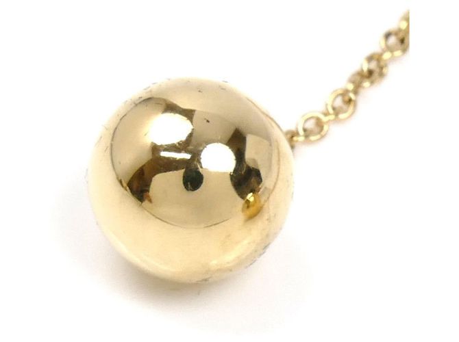 Tiffany & Co Orecchini a sfera in oro giallo 18K con hardware Tiffany - vista 3