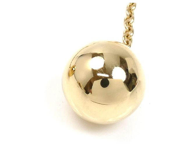 Tiffany & Co Orecchini a sfera in oro giallo 18K con hardware Tiffany - vista 4