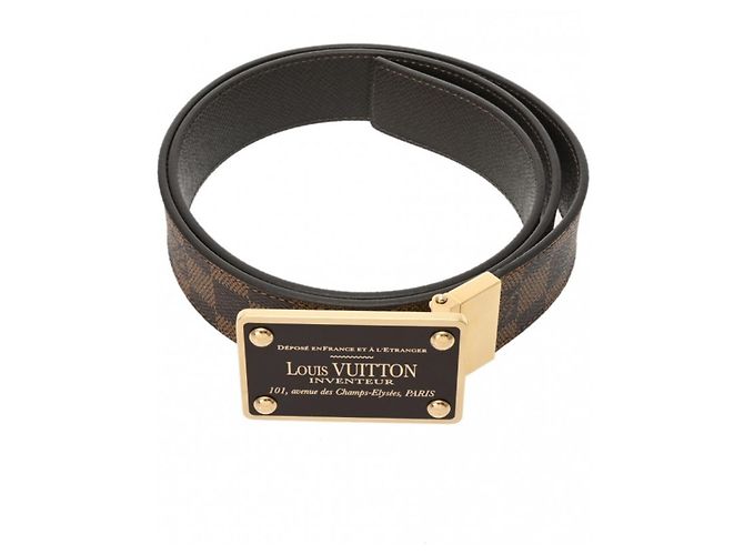 Louis Vuitton Damier Canvas Gürtel Braun - Ansicht 2