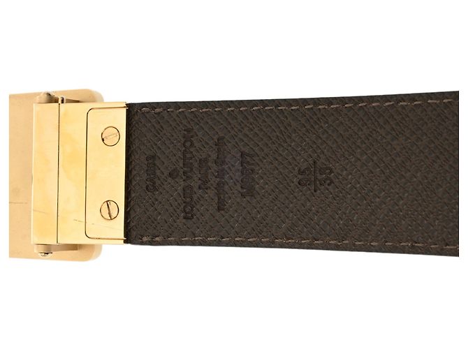 Louis Vuitton Damier Canvas Gürtel Braun - Ansicht 3