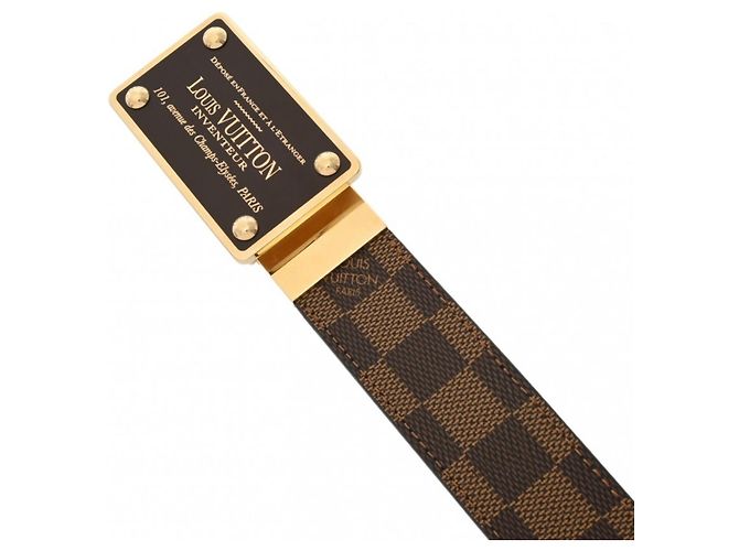 Louis Vuitton Damier Canvas Gürtel Braun - Ansicht 4