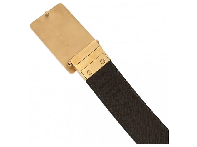 Louis Vuitton Damier Canvas Gürtel Braun - Ansicht 5