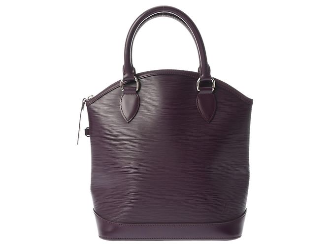 Borsa Louis Vuitton Epi Lockit Cassis Viola scuro - vista 2