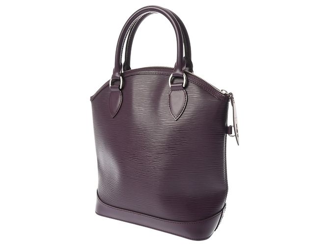 Borsa Louis Vuitton Epi Lockit Cassis Viola scuro - vista 3