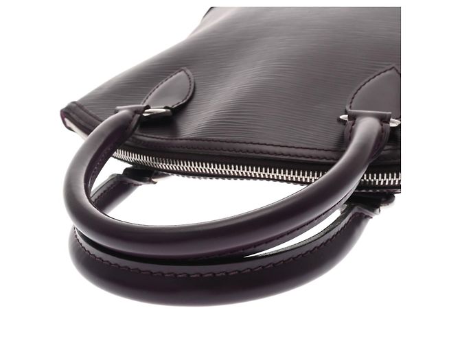 Borsa Louis Vuitton Epi Lockit Cassis Viola scuro - vista 4