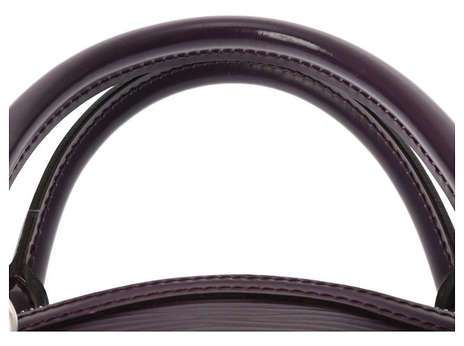 Borsa Louis Vuitton Epi Lockit Cassis Viola scuro - vista 5
