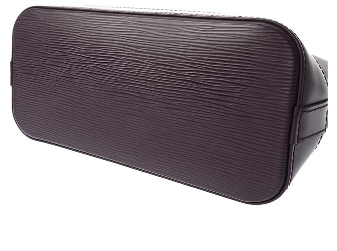 Borsa Louis Vuitton Epi Lockit Cassis Viola scuro - vista 6