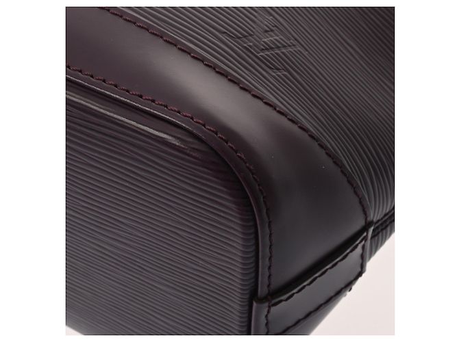 Borsa Louis Vuitton Epi Lockit Cassis Viola scuro - vista 7