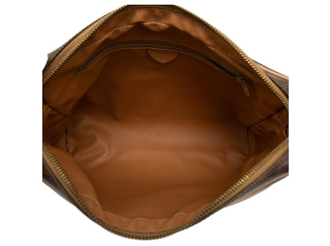 Céline Clutch de lona recubierta Macadam marrón Celine Castaño - vista 4