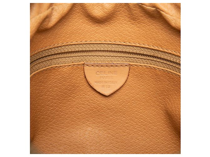 Céline Clutch de lona recubierta Macadam marrón Celine Castaño - vista 5