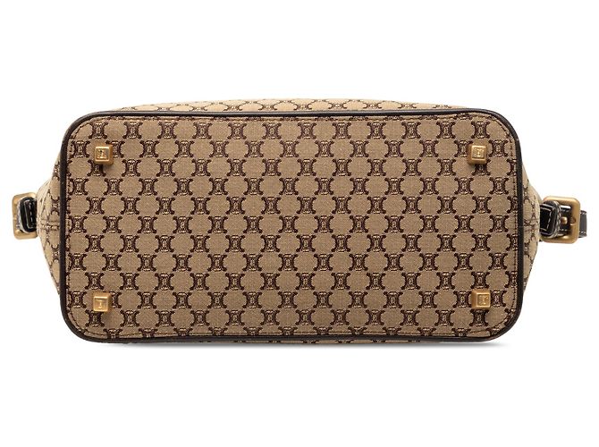Céline Celine Beiger Macadam Canvas Schultertasche - Ansicht 3