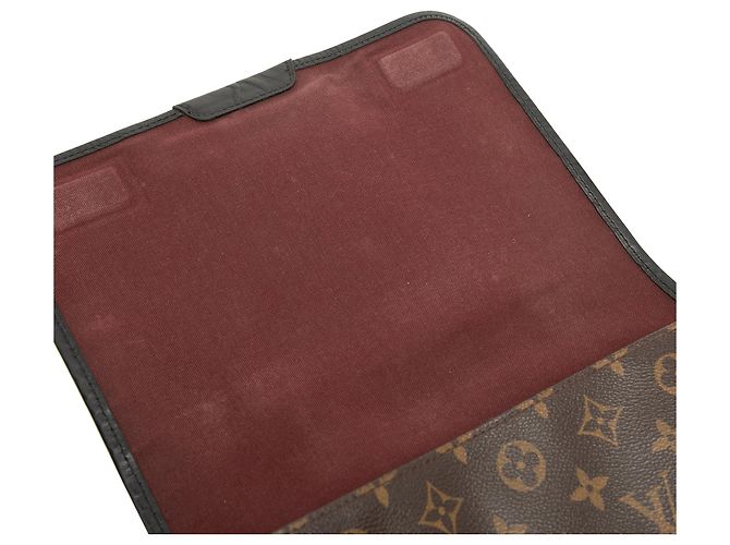 Borsa Bass MM Monogram Macassar Marrone Louis Vuitton - vista 7