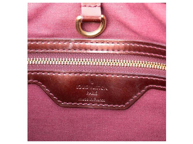Louis Vuitton Borsa Wilshire MM in Vernis Monogram Viola Porpora - vista 5