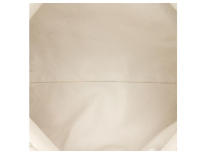Bolso de Cadena de Cordero Blanco Bottega Veneta - vista 4