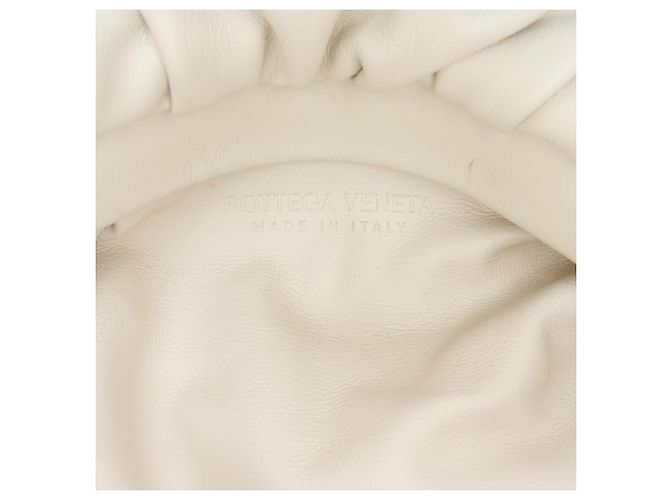 Bolso de Cadena de Cordero Blanco Bottega Veneta - vista 5