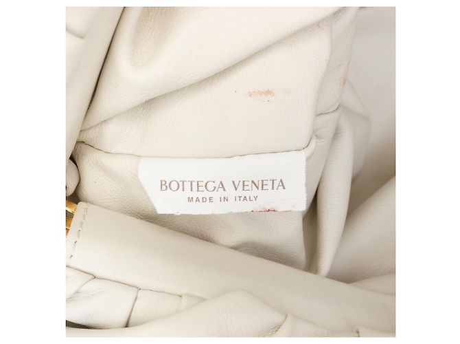 Bolso de Cadena de Cordero Blanco Bottega Veneta - vista 6