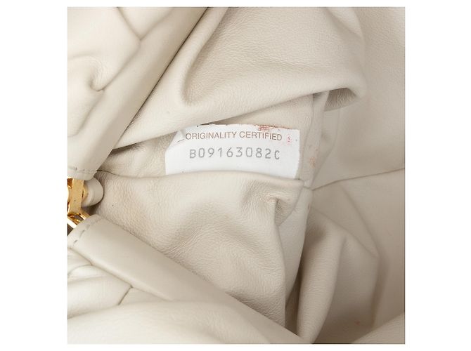 Bolso de Cadena de Cordero Blanco Bottega Veneta - vista 7
