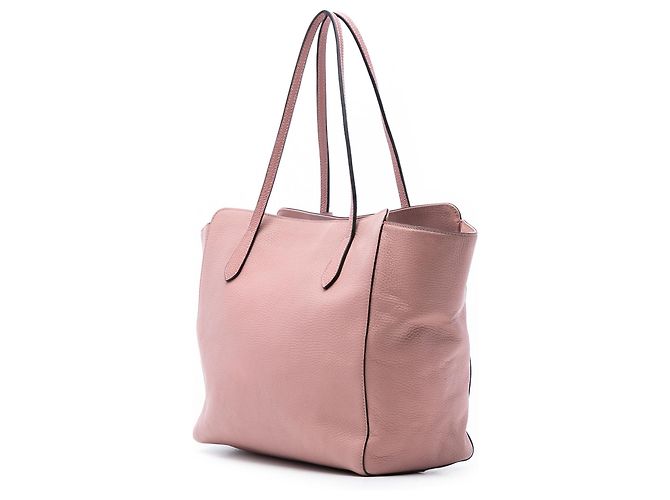 Gucci Pink Medium Leder Swing Tote - Ansicht 2
