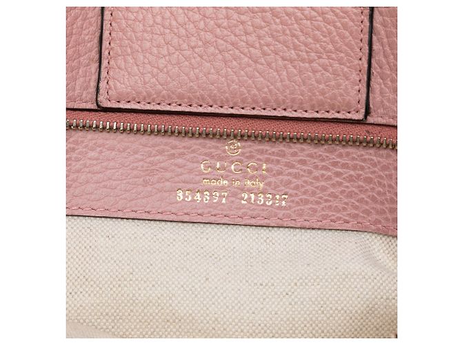 Gucci Pink Medium Leder Swing Tote - Ansicht 5