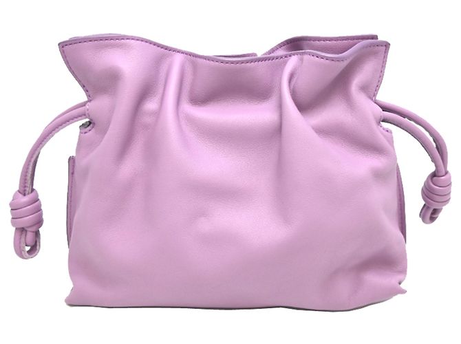 Mini borsa clutch Flamenco di Loewe Porpora - vista 2