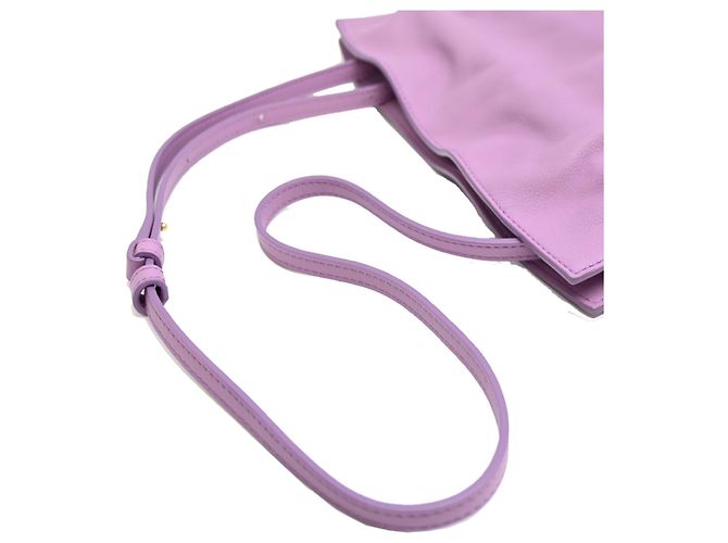 Mini borsa clutch Flamenco di Loewe Porpora - vista 5