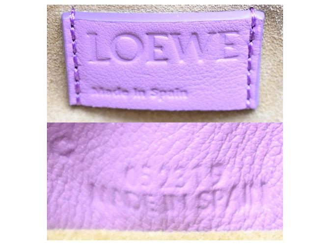 Mini borsa clutch Flamenco di Loewe Porpora - vista 8