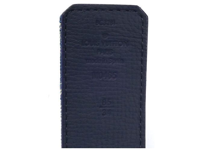 LV Heart Gürtel Louis Vuitton x Nigo Blau - Ansicht 5