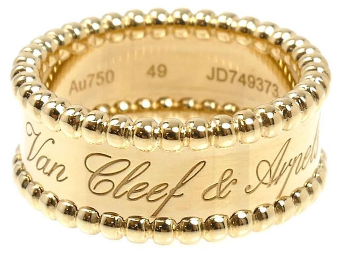 Anello Perlee Signature in oro giallo 18K di Van Cleef & Arpels - vista 3