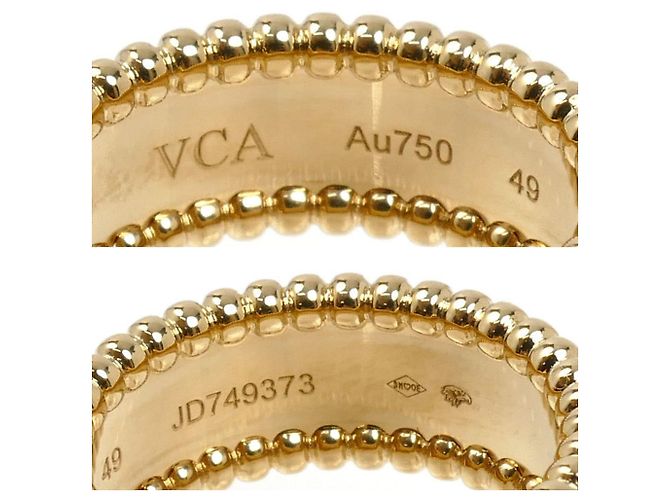 Anello Perlee Signature in oro giallo 18K di Van Cleef & Arpels - vista 5
