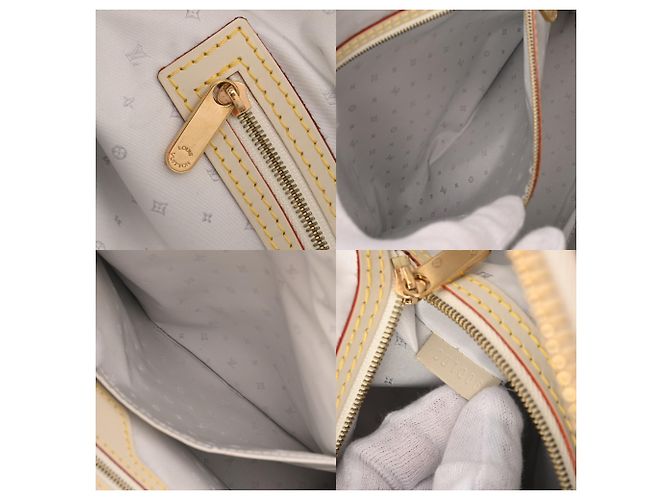 Borsa Lockit MM Suhali di Louis Vuitton Bianco - vista 10