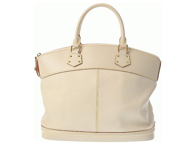 Borsa Lockit MM Suhali di Louis Vuitton Bianco - vista 2