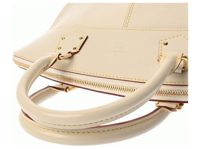 Borsa Lockit MM Suhali di Louis Vuitton Bianco - vista 4