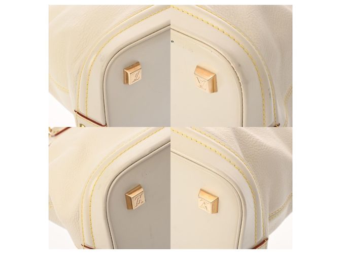 Borsa Lockit MM Suhali di Louis Vuitton Bianco - vista 7