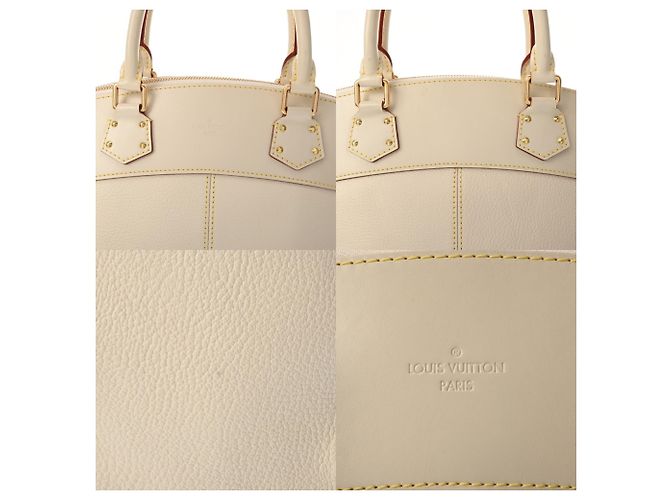 Borsa Lockit MM Suhali di Louis Vuitton Bianco - vista 8