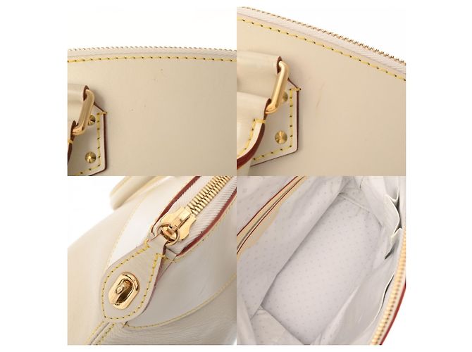 Borsa Lockit MM Suhali di Louis Vuitton Bianco - vista 9