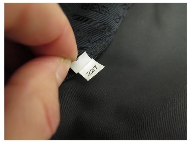 BAG MESSENGER PRADA LOGO NYLON BORSO A TRACOLLA Nero - vista 17