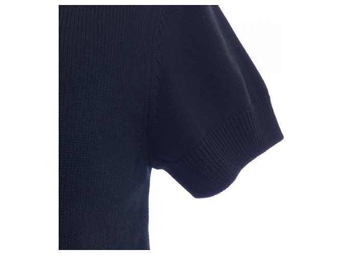Top de lana de punto Hermès 34 Negro - vista 6