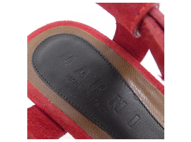 Marni Sandalen Rot - Ansicht 6