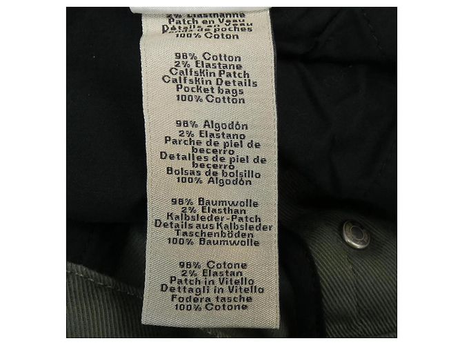 Pantaloni Hermès 40 Verde Cachi - vista 3