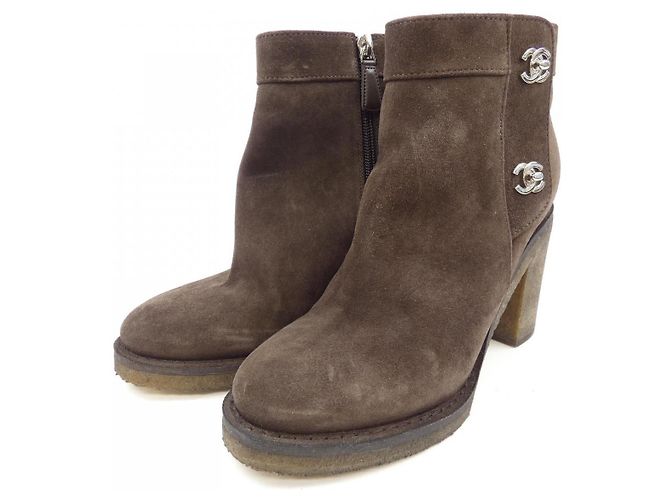 Timeless Chanel G31285 Stiefel Braun - Ansicht 3