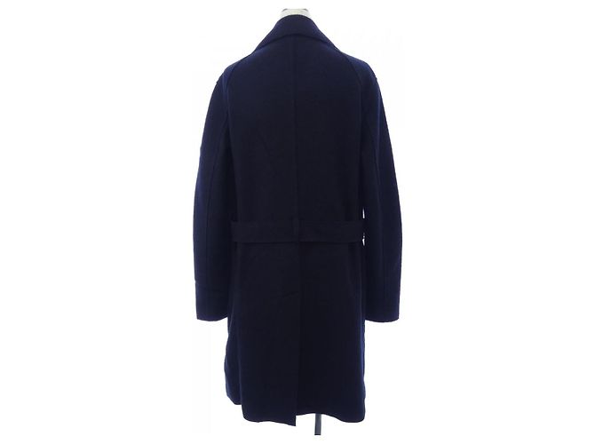 Autre Marque PAOLO PECORA Wool Coat Blue Navy blue - view 2