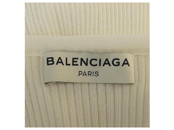 Top Balenciaga Blanco Beige - vista 4
