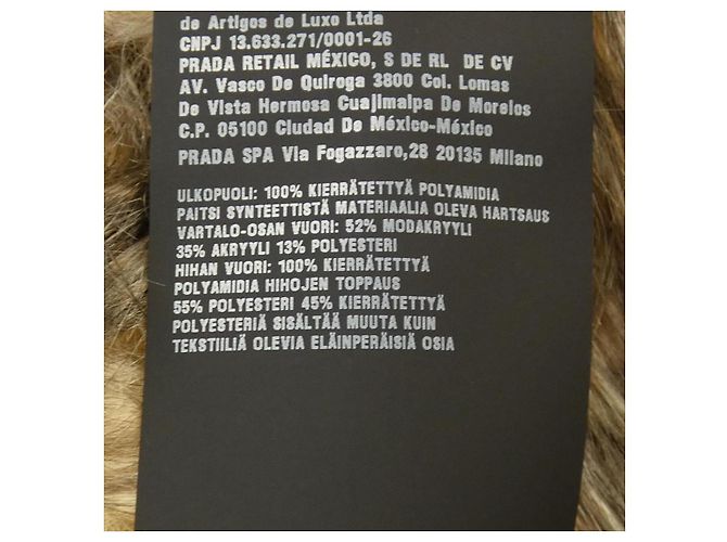 Cappotto in Re-Nylon Prada Blu - vista 3