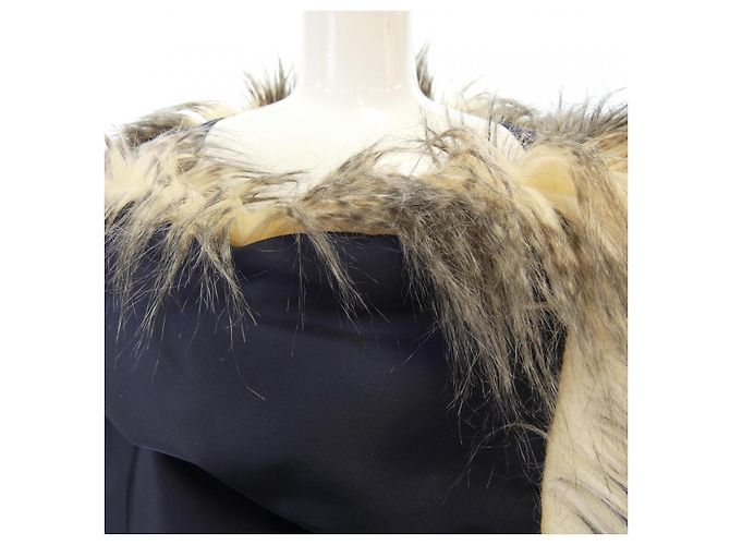 Cappotto in Re-Nylon Prada Blu - vista 5